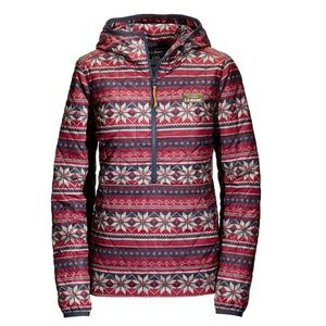 L.L.Bean Katahdin Insulated Pullover Print, size XS Reg (new without tags)